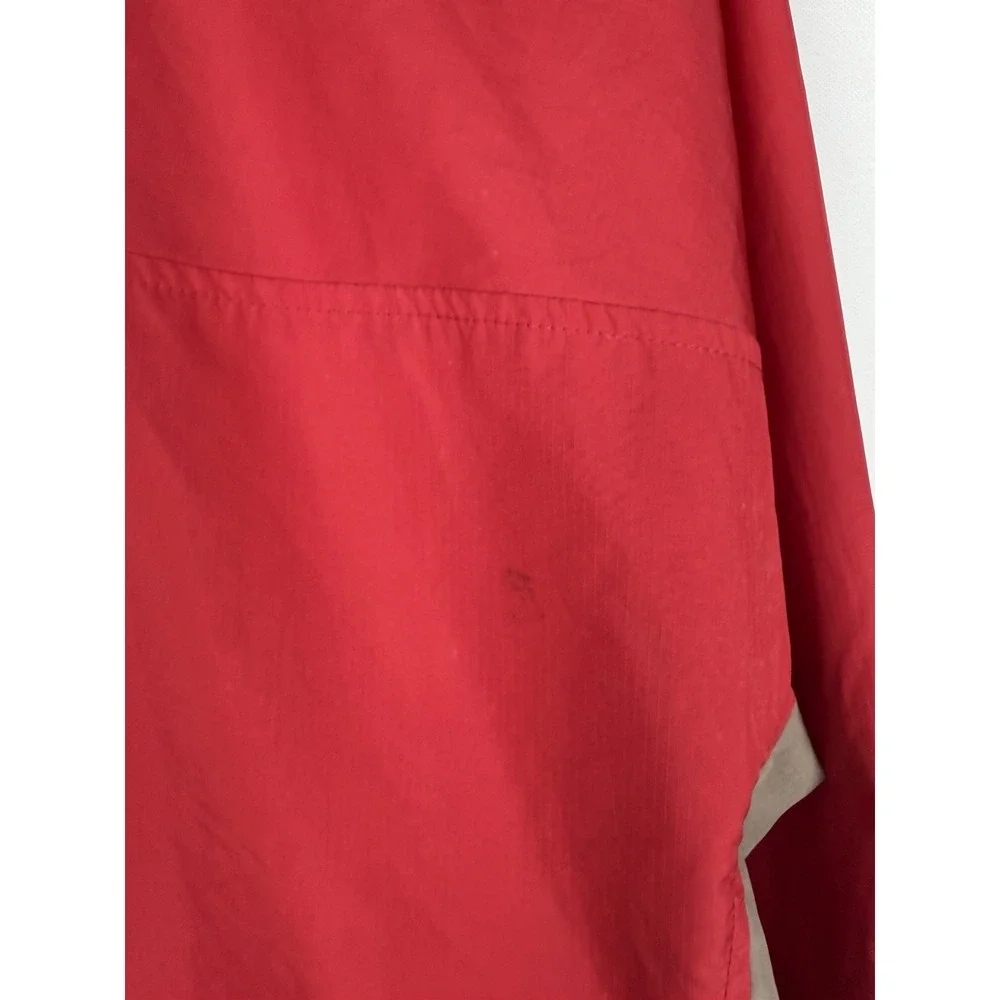 vintage L.L. Bean men's red windbreaker jacket size‎ L